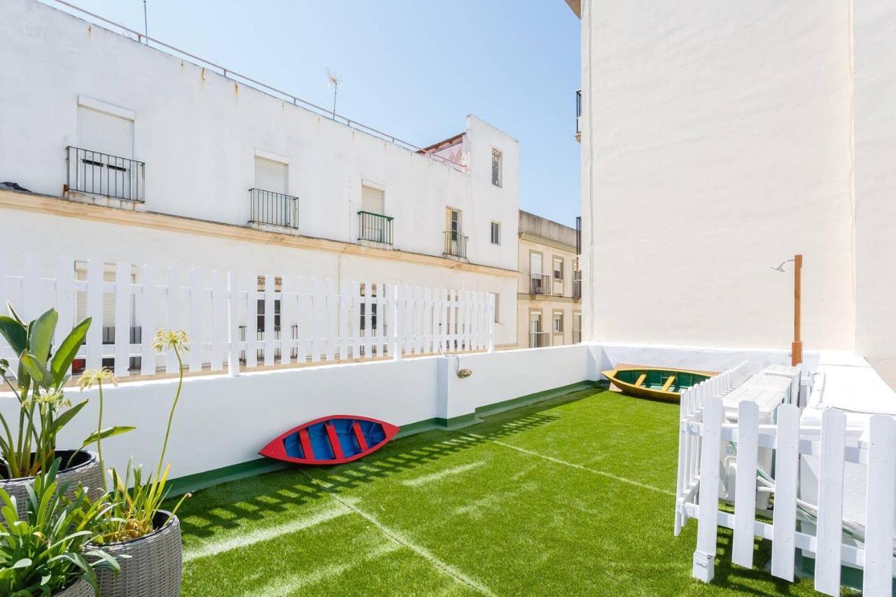 Terraza-Caleta Beach Home By Cadiz4Rentals Dış mekan fotoğraf